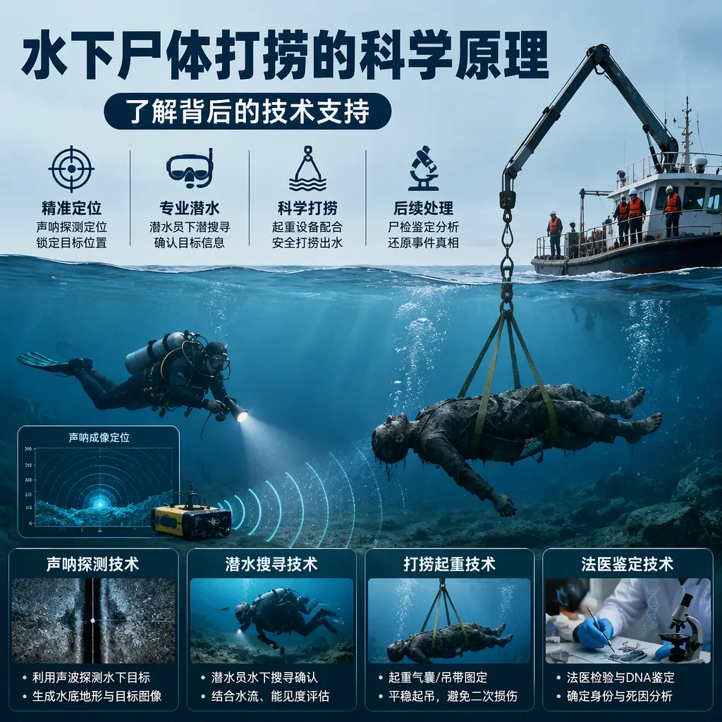 通化水下尸体打捞的科学原理，了解背后的技术支持